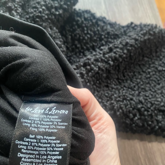 NEW For Love and Lemons sherpa pull over hoodie - Picture 7 of 8